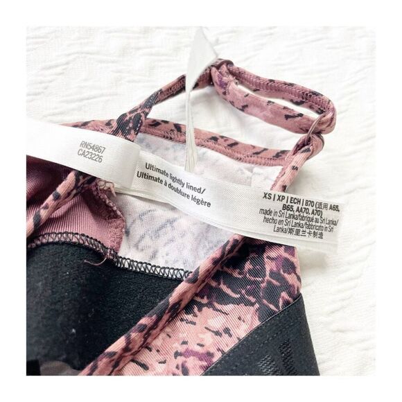 Buy 1 get 1 free Victoria’s Secret ultimate lightly lined snake print xs maroon - Picture 5 of 6